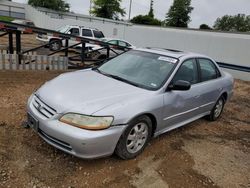 Salvage cars for sale at Bridgeton, MO auction: 2002 Honda Accord EX