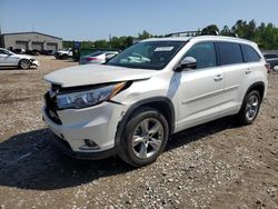Salvage cars for sale from Copart Memphis, TN: 2015 Toyota Highlander Limited