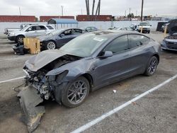 Salvage cars for sale at Van Nuys, CA auction: 2023 Tesla Model 3