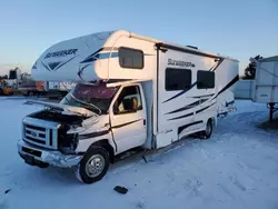 Salvage cars for sale at Bismarck, ND auction: 2019 Ford Econoline E450 Super Duty Cutaway Van
