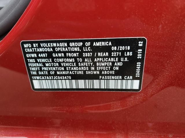 2018 Volkswagen Passat SEL Premium