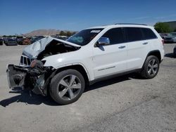 Salvage cars for sale at Las Vegas, NV auction: 2015 Jeep Grand Cherokee Limited