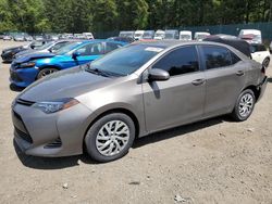 Salvage cars for sale from Copart Graham, WA: 2018 Toyota Corolla L