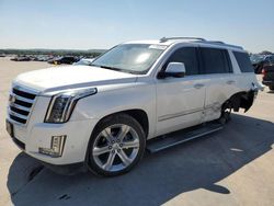 Salvage cars for sale at Grand Prairie, TX auction: 2018 Cadillac Escalade Premium Luxury