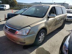 Salvage cars for sale from Copart Martinez, CA: 2011 KIA Sedona LX