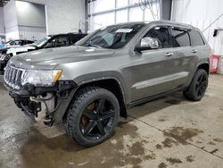 Salvage cars for sale at Ham Lake, MN auction: 2012 Jeep Grand Cherokee Overland