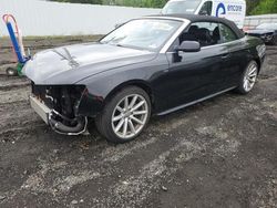 Salvage cars for sale at Windsor, NJ auction: 2015 Audi A5 Premium Plus