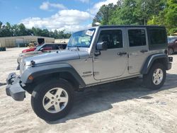 Salvage cars for sale at Knightdale, NC auction: 2015 Jeep Wrangler Unlimited Sport