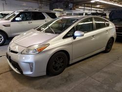 Salvage cars for sale at Wheeling, IL auction: 2012 Toyota Prius
