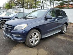 Salvage cars for sale at New Britain, CT auction: 2014 Mercedes-Benz ML 350 4matic