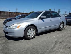 Salvage cars for sale from Copart Wilmington, CA: 2005 Honda Accord LX