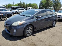 Salvage cars for sale at Denver, CO auction: 2010 Toyota Prius