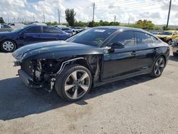 Salvage cars for sale at Miami, FL auction: 2021 Audi A5 Premium Plus 45