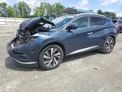 Salvage cars for sale at Spartanburg, SC auction: 2017 Nissan Murano S