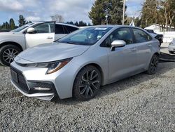 Toyota salvage cars for sale: 2022 Toyota Corolla XSE