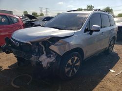 Salvage cars for sale from Copart Elgin, IL: 2018 Subaru Forester 2.5I Premium