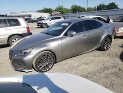 Salvage cars for sale at Sacramento, CA auction: 2015 Lexus IS 350