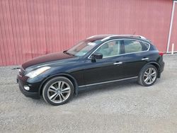 Salvage cars for sale from Copart London, ON: 2012 Infiniti EX35 Base