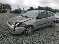 Salvage cars for sale at Mebane, NC auction: 2001 Ford Focus ZX3