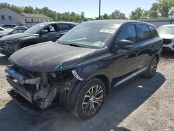 Salvage cars for sale at York Haven, PA auction: 2016 Mitsubishi Outlander SE