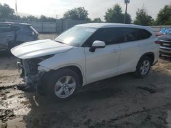 Toyota Highlander salvage cars for sale: 2021 Toyota Highlander L