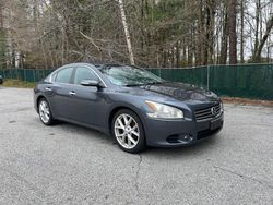 Salvage cars for sale at North Billerica, MA auction: 2009 Nissan Maxima S