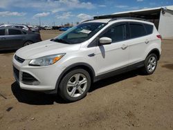 Vehiculos salvage en venta de Copart Brighton, CO: 2016 Ford Escape SE