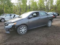 Salvage cars for sale from Copart Bowmanville, ON: 2012 Toyota Corolla Base