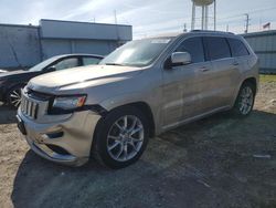 Salvage cars for sale at Chicago Heights, IL auction: 2015 Jeep Grand Cherokee Summit