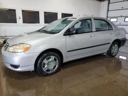 Salvage cars for sale from Copart Blaine, MN: 2003 Toyota Corolla CE