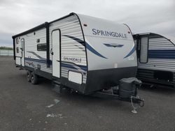 Keystone Travel Trailer salvage cars for sale: 2021 Keystone Travel Trailer