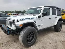 Vehiculos salvage en venta de Copart Houston, TX: 2023 Jeep Wrangler Rubicon 4XE