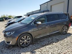 Salvage cars for sale at Wayland, MI auction: 2018 Chrysler Pacifica Limited