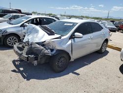 Toyota Corolla l salvage cars for sale: 2019 Toyota Corolla L