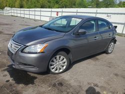 Salvage cars for sale from Copart Assonet, MA: 2015 Nissan Sentra S