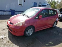 Honda FIT S salvage cars for sale: 2007 Honda FIT S