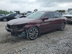 Salvage cars for sale at Hueytown, AL auction: 2015 Honda Accord Sport