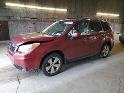 Subaru Forester 2.5i Premium salvage cars for sale: 2015 Subaru Forester 2.5I Premium