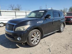 Salvage cars for sale at Lansing, MI auction: 2011 Infiniti QX56
