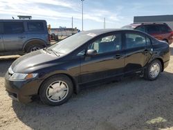 Salvage cars for sale at Nisku, AB auction: 2009 Honda Civic DX-G