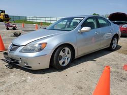 Salvage cars for sale at Mcfarland, WI auction: 2007 Acura RL