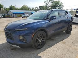 Salvage cars for sale at Wichita, KS auction: 2022 Chevrolet Blazer 3LT