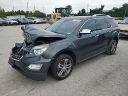 Salvage Cars with No Bids Yet For Sale at auction: 2017 Chevrolet Equinox Premier