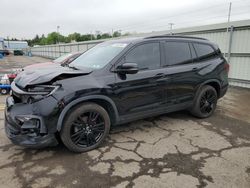 Honda salvage cars for sale: 2020 Honda Pilot Black