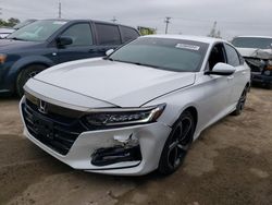 Salvage cars for sale at Dyer, IN auction: 2020 Honda Accord Sport