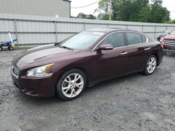 Salvage cars for sale at Gastonia, NC auction: 2014 Nissan Maxima S