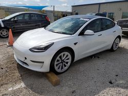 Salvage cars for sale at Arcadia, FL auction: 2022 Tesla Model 3