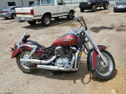 Salvage motorcycles for sale at Grenada, MS auction: 2002 Honda VT750 CDC