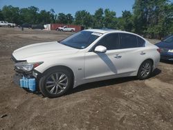 Salvage cars for sale from Copart Baltimore, MD: 2016 Infiniti Q50 Premium