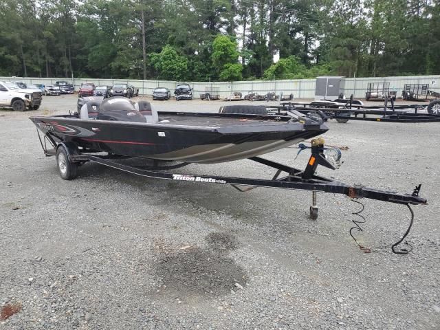 2017 Triton Boat With Trailer